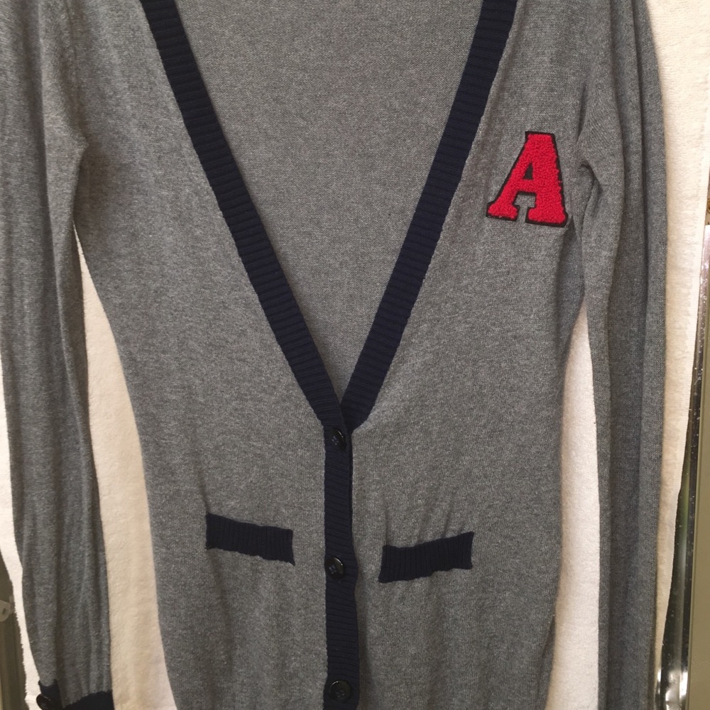 Retro style school cardigan